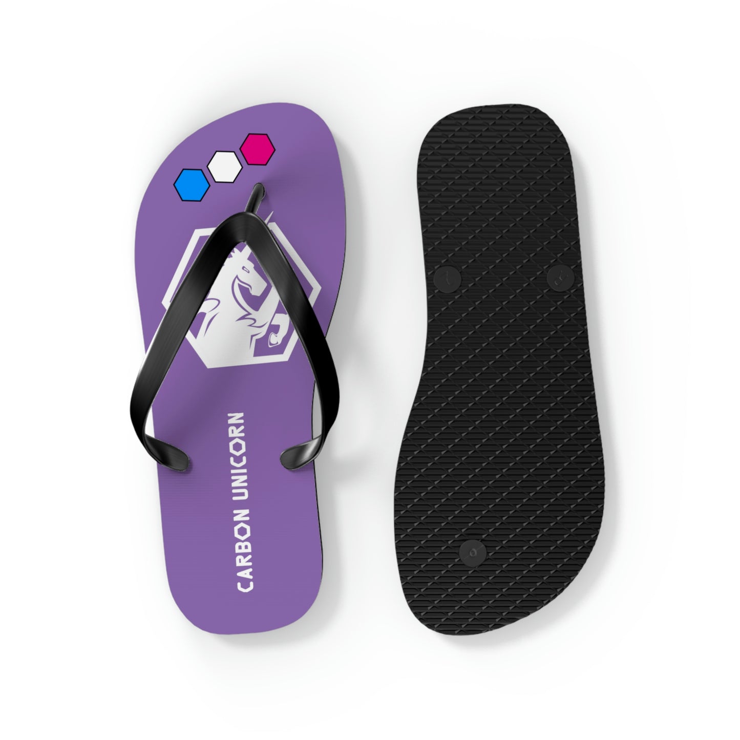 Purple Flip Flops