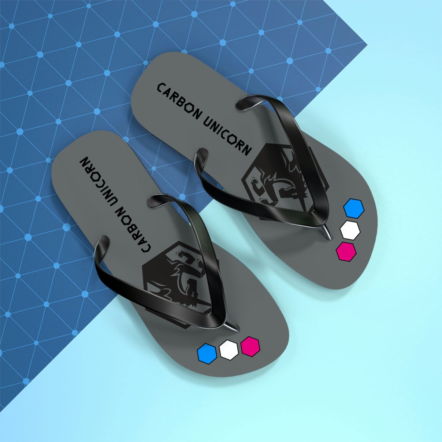 Charcoal Flip Flops