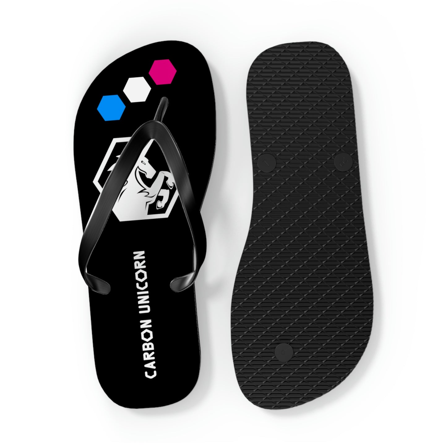 Black Flip Flops