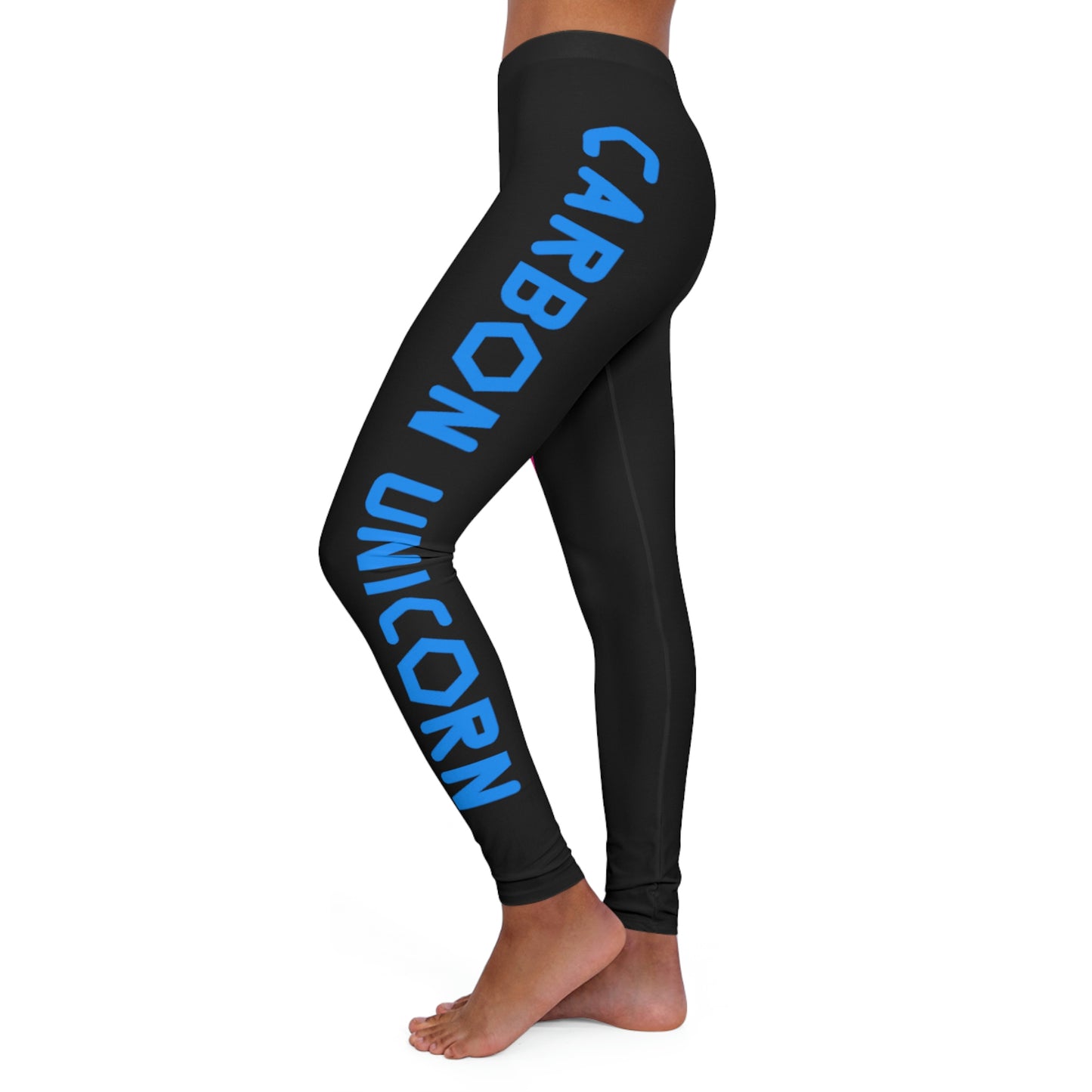Black w/Pink & Blue Leggings