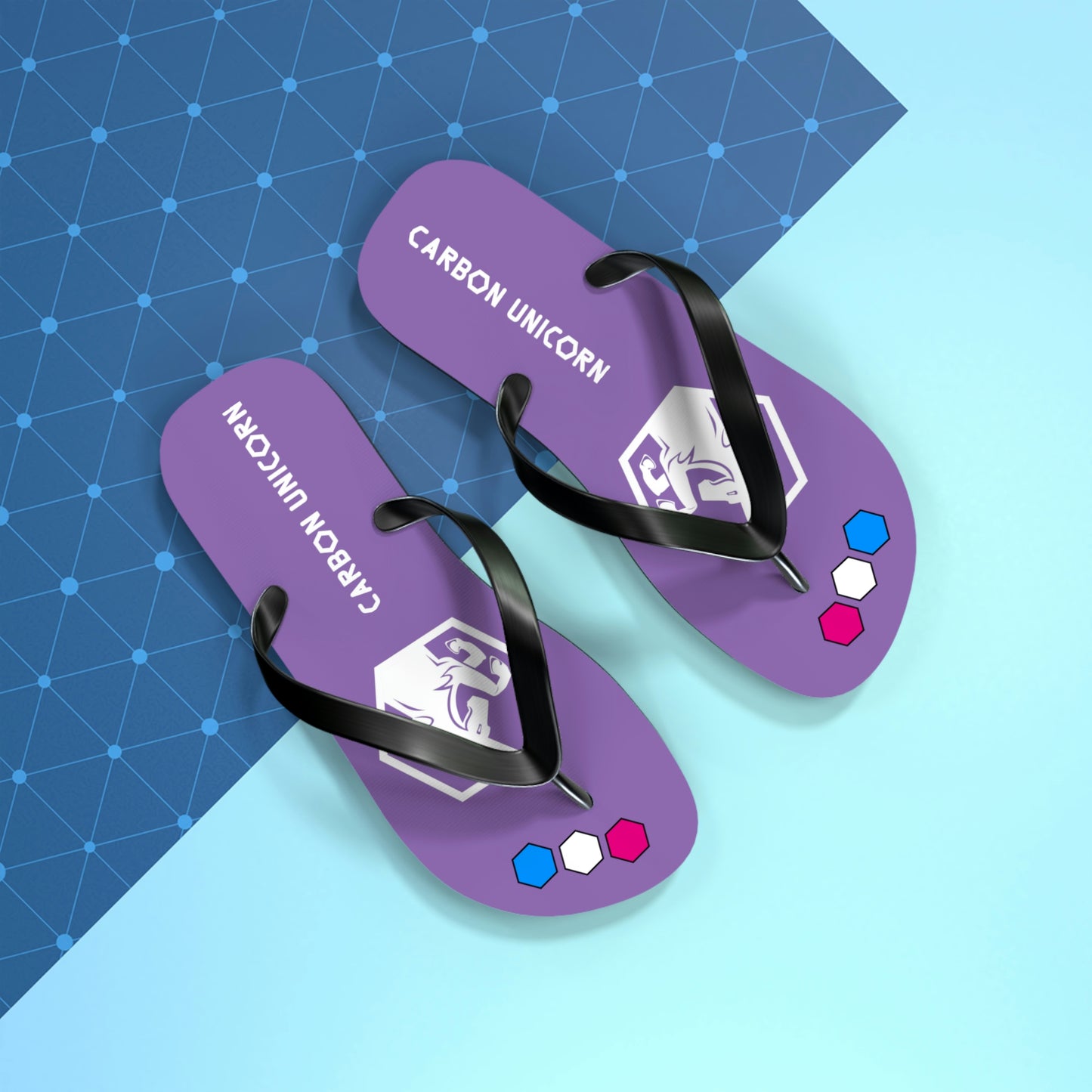 Purple Flip Flops