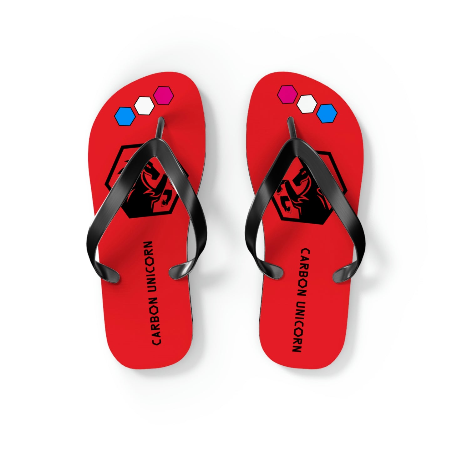 Red Flip Flops