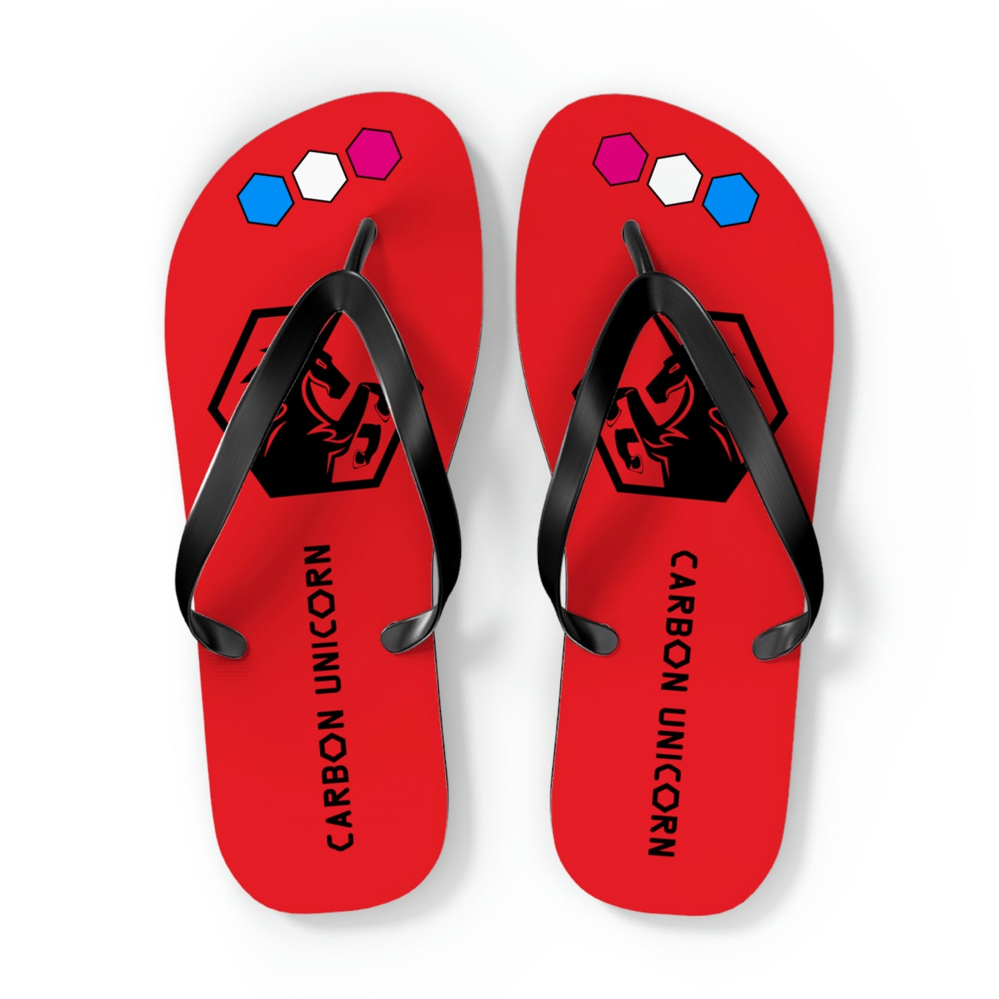 Red Flip Flops