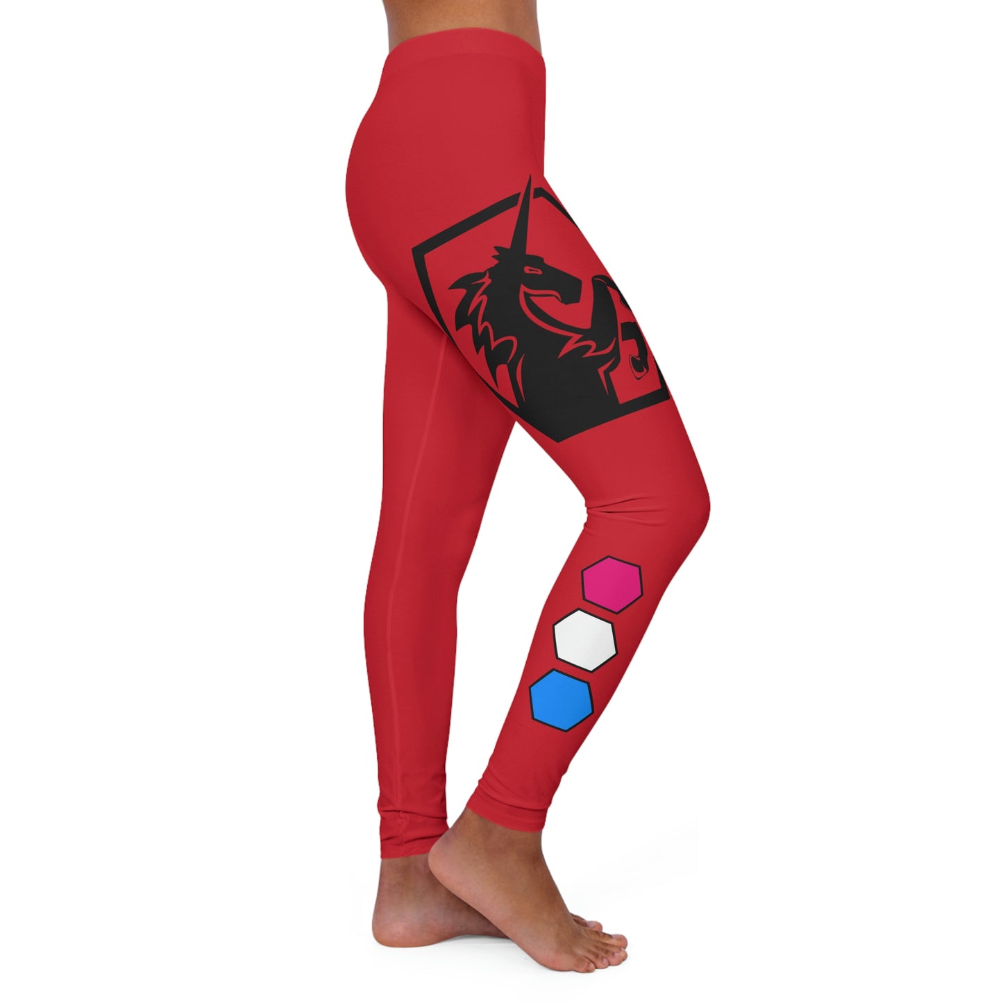 Red w/Black Leggings