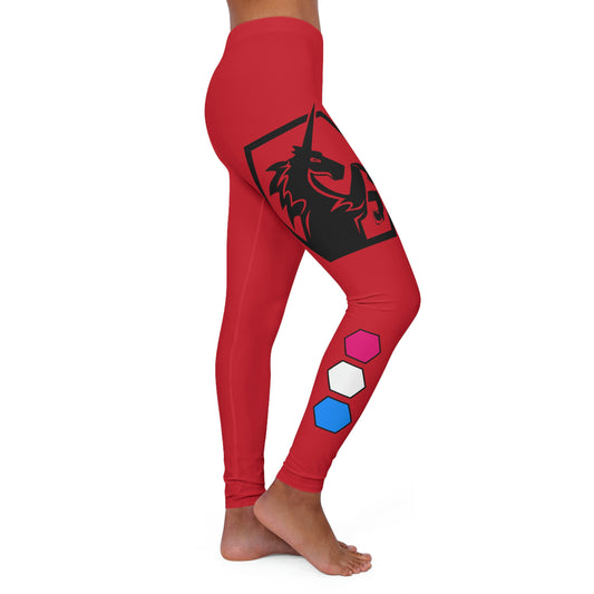 Red w/Black Leggings
