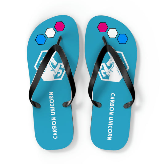 Tuquoise Flip Flops