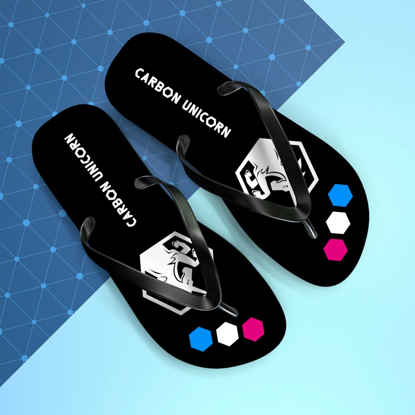 Black Flip Flops