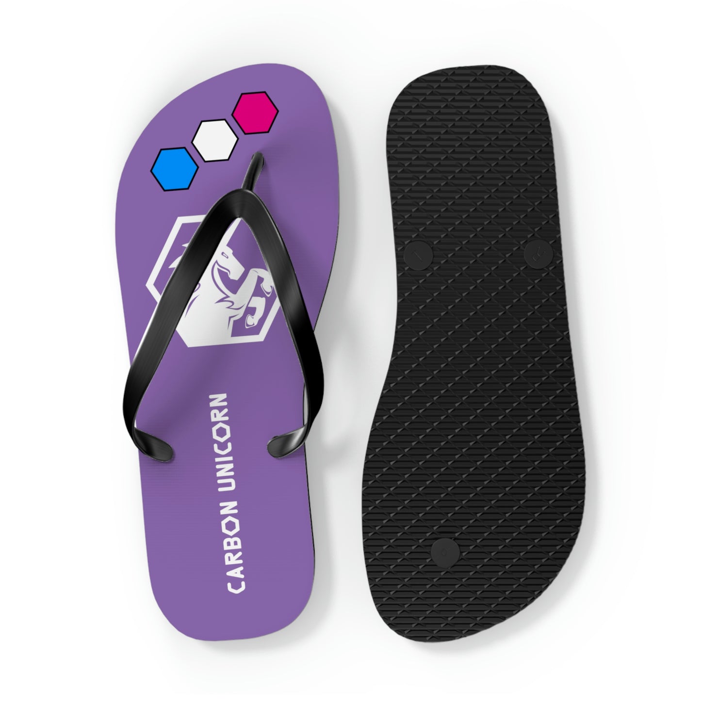 Purple Flip Flops