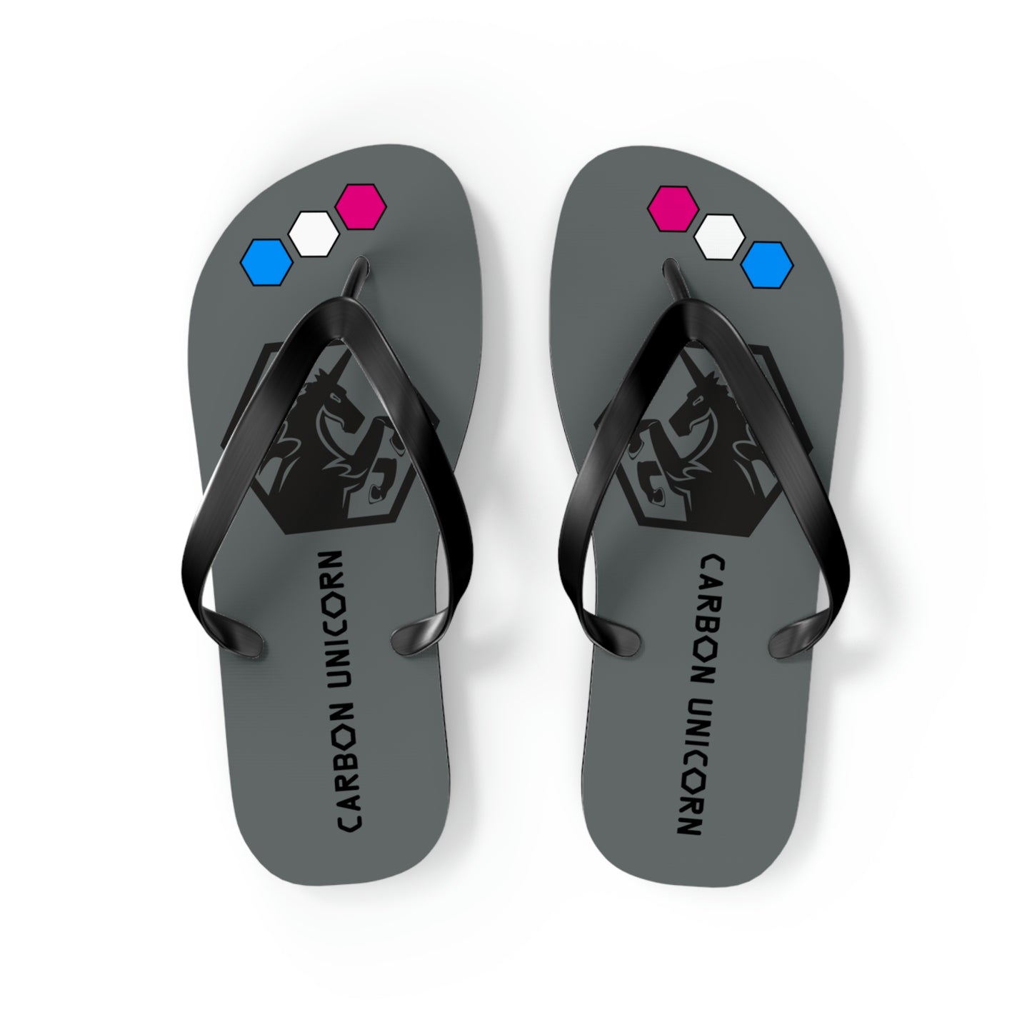 Charcoal Flip Flops