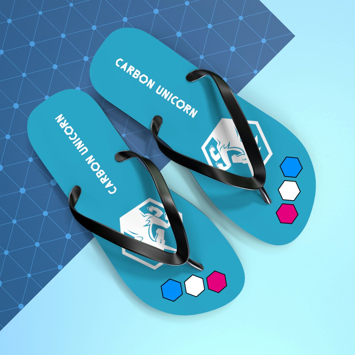 Tuquoise Flip Flops