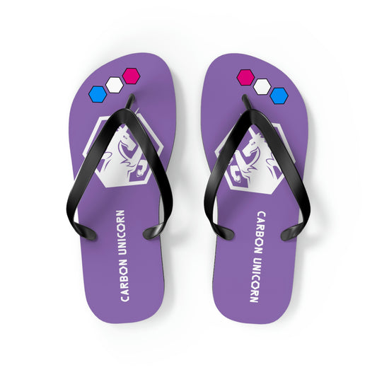 Purple Flip Flops