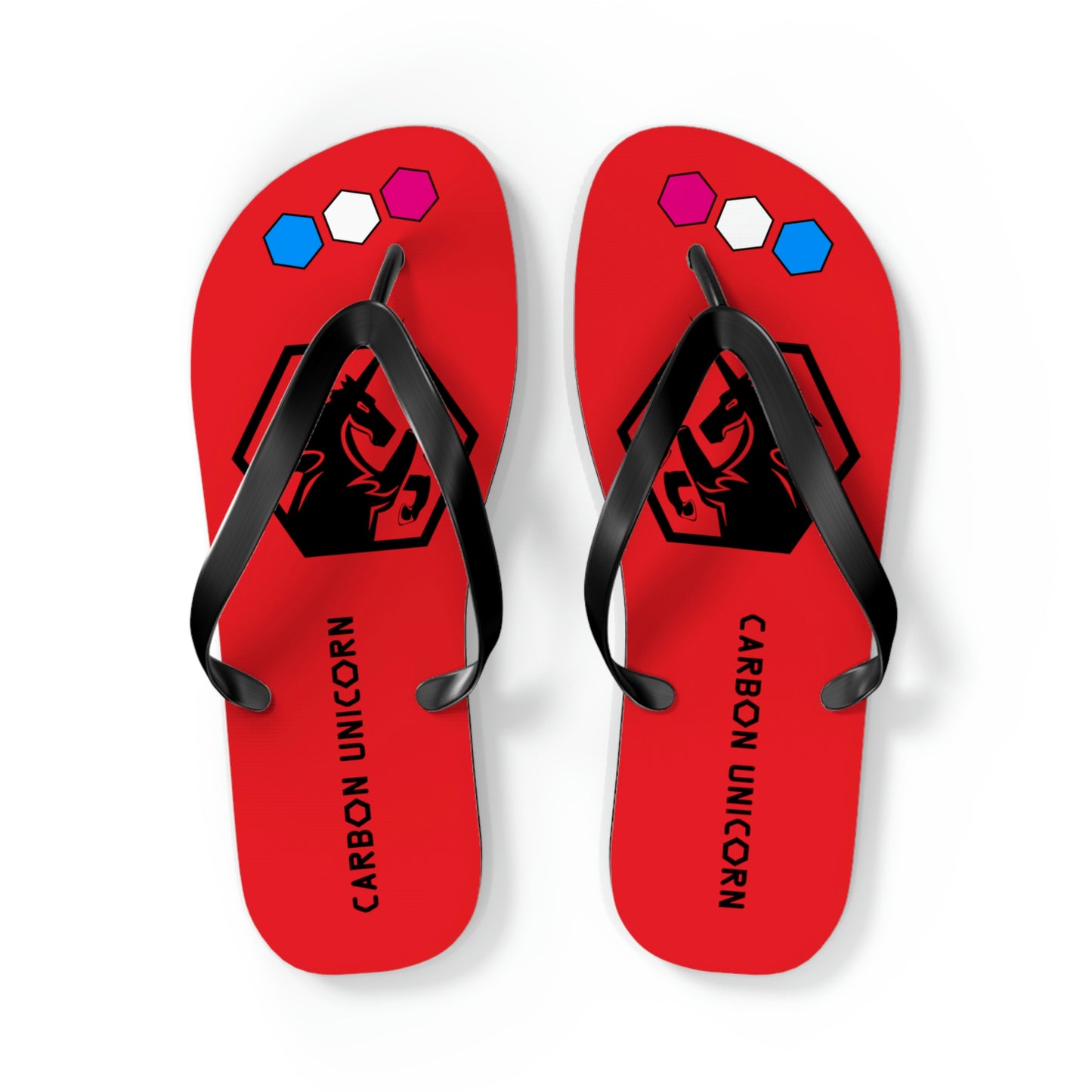 Red Flip Flops