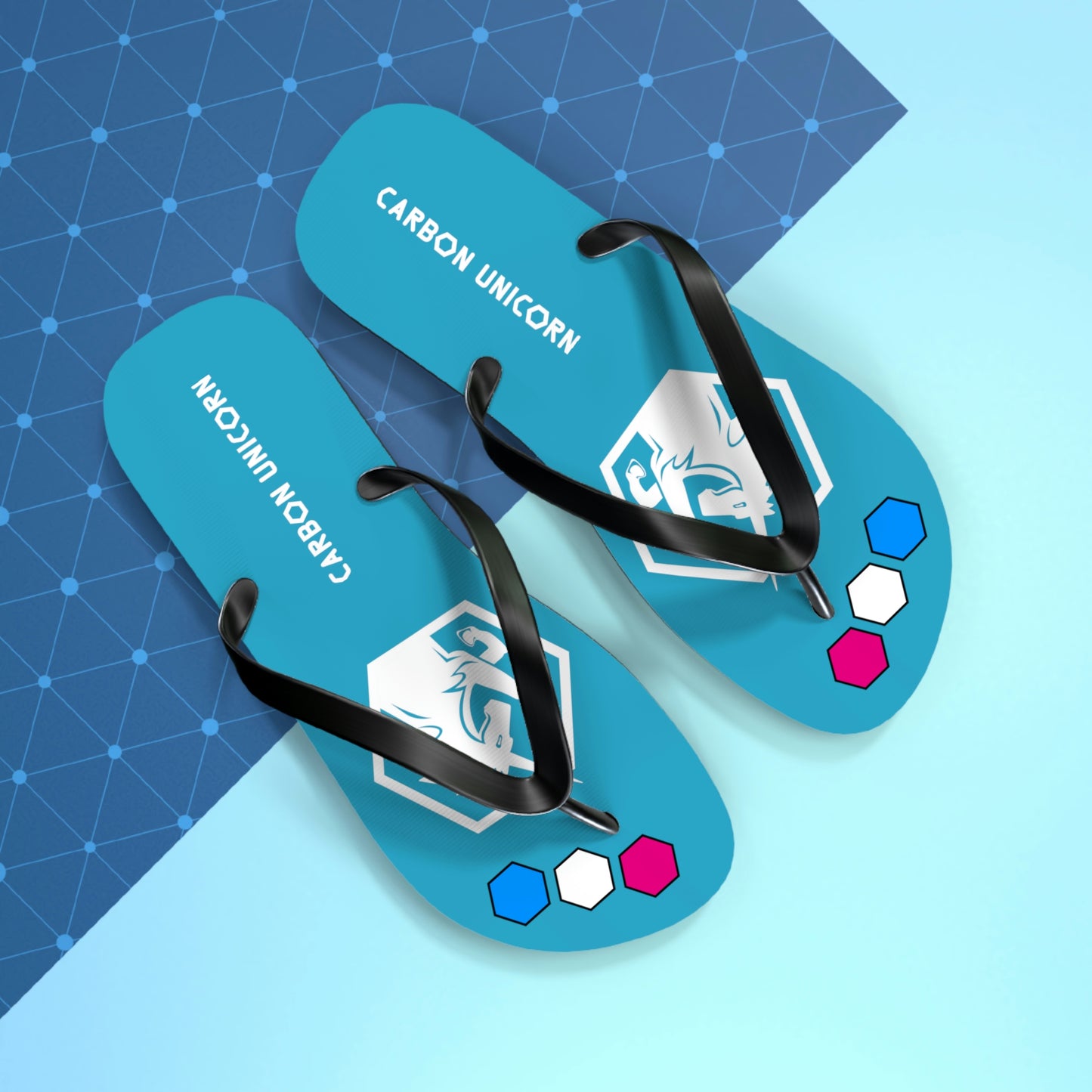 Tuquoise Flip Flops