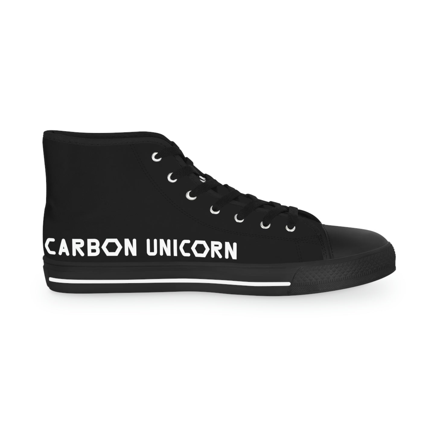 Black w/White High Top Sneakers