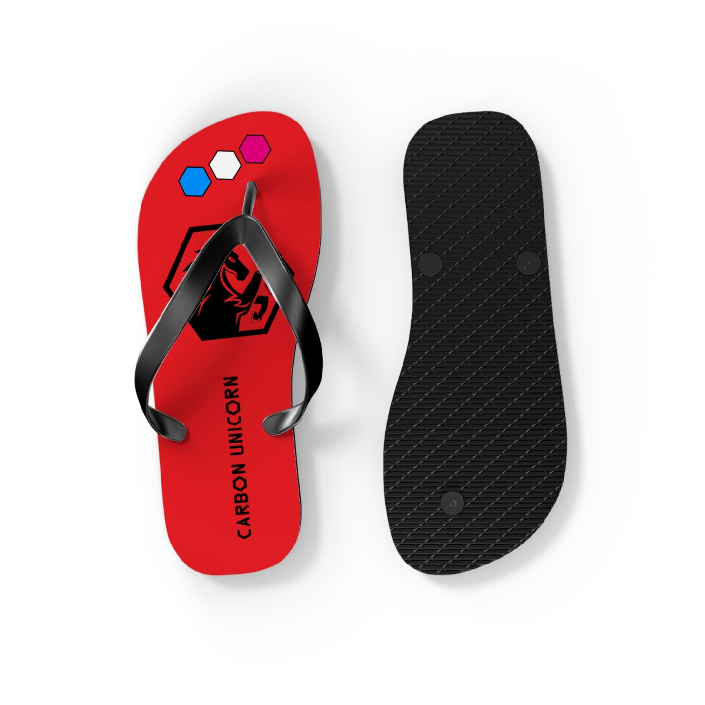 Red Flip Flops