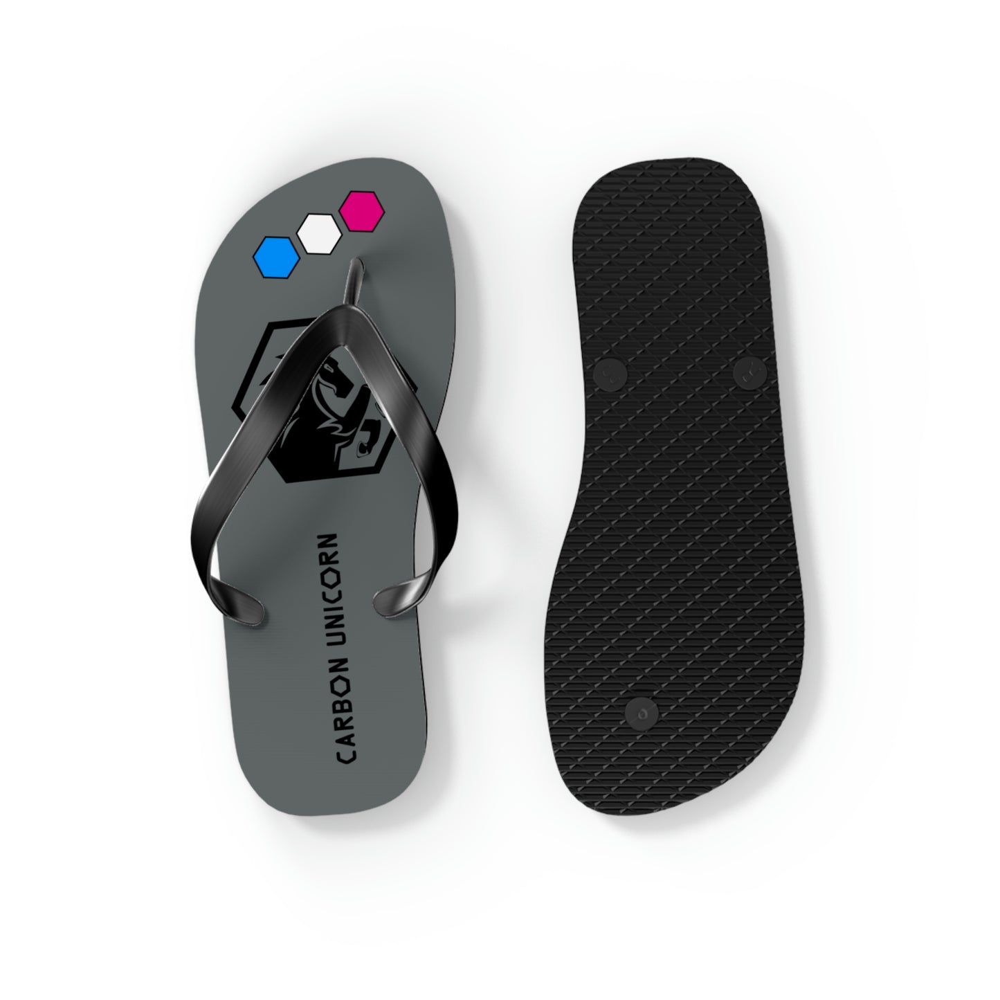 Charcoal Flip Flops