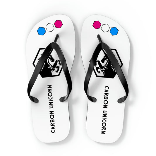 White Flip Flops