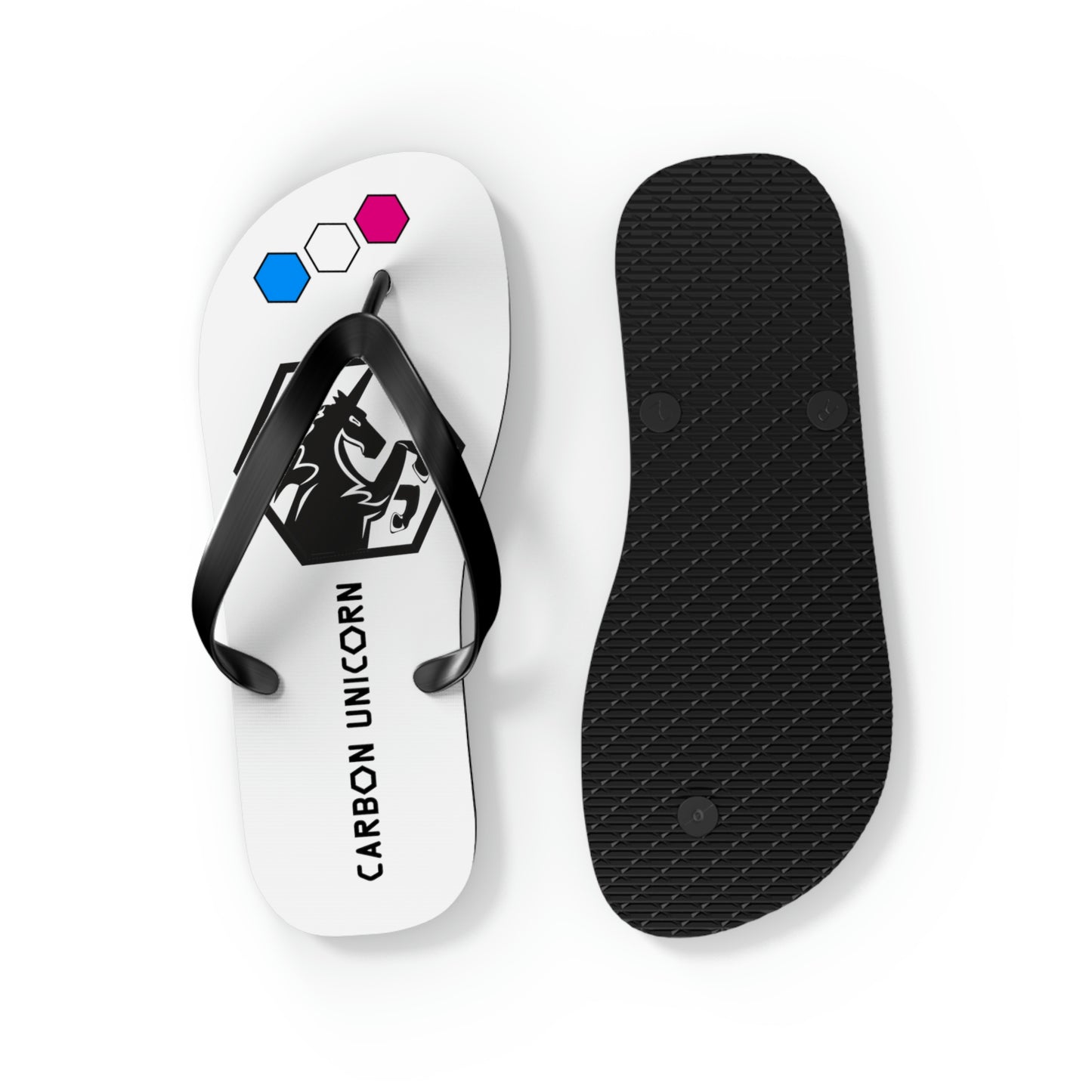 White Flip Flops