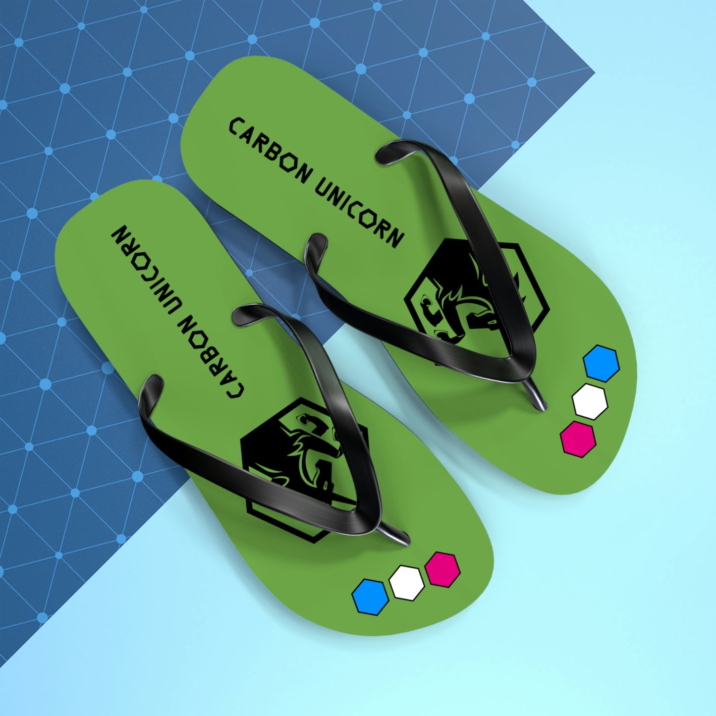 Green Flip Flops