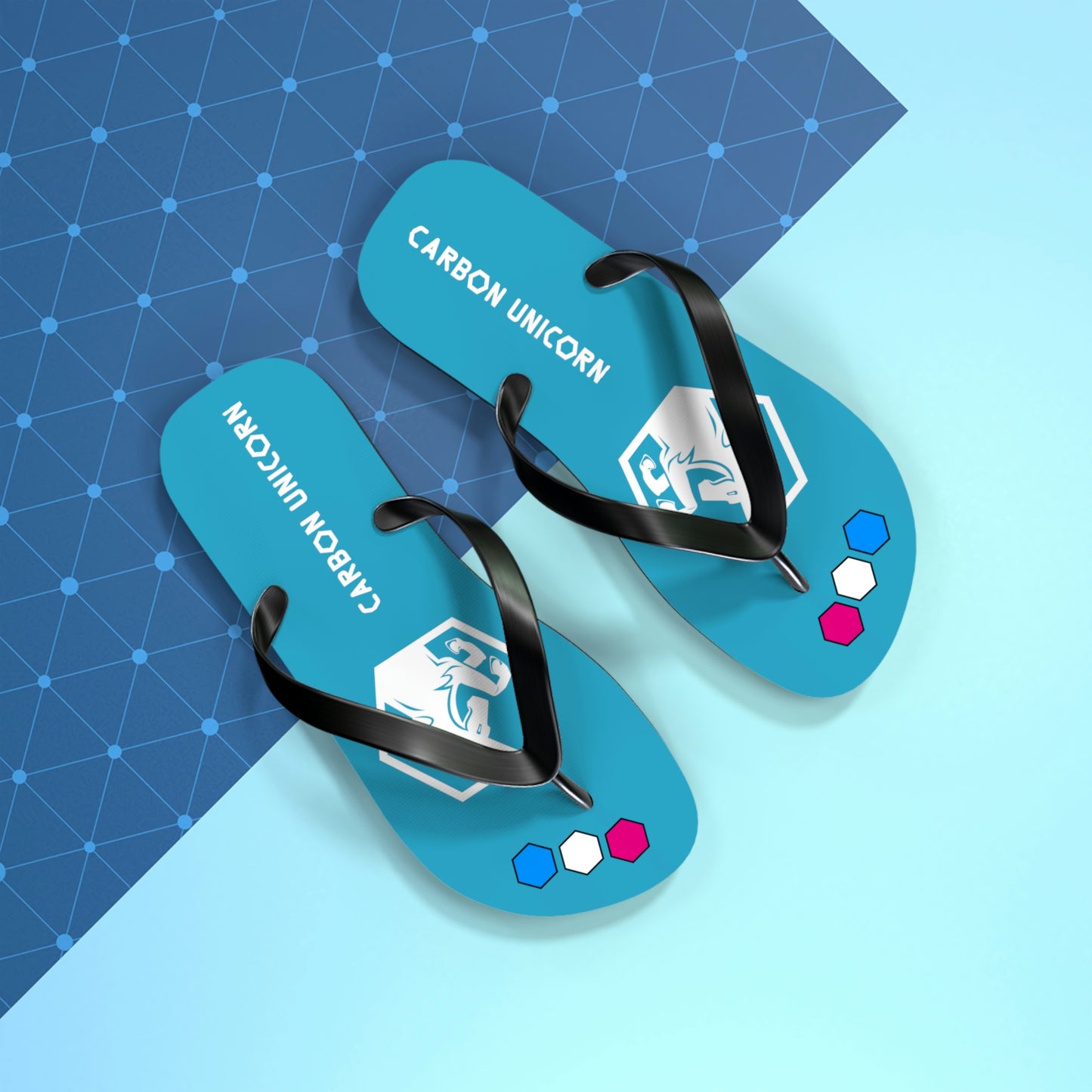 Tuquoise Flip Flops