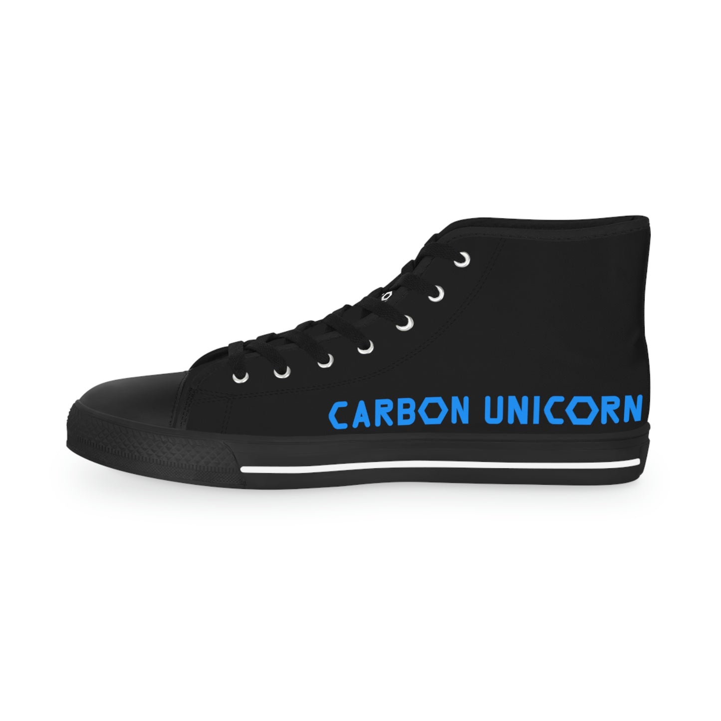 Black w/Pink & Blue High Top Sneakers