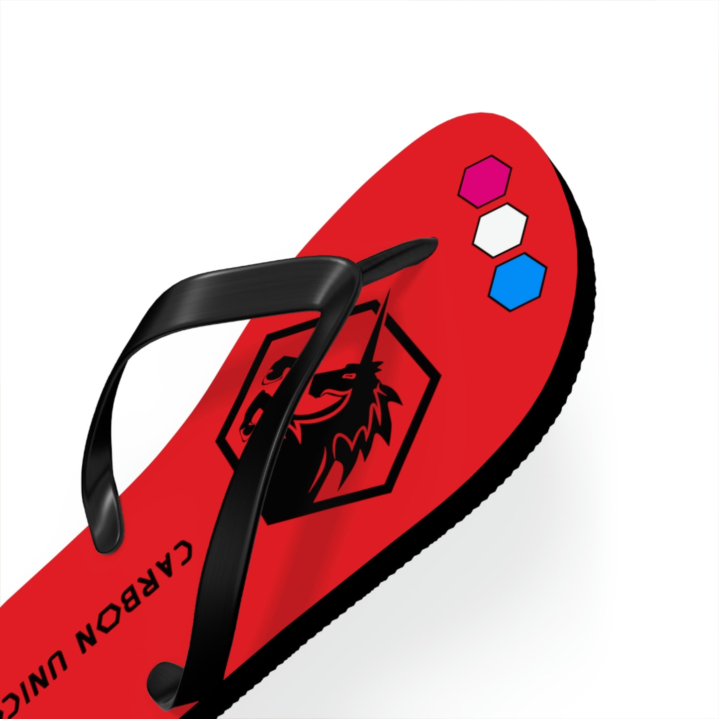 Red Flip Flops