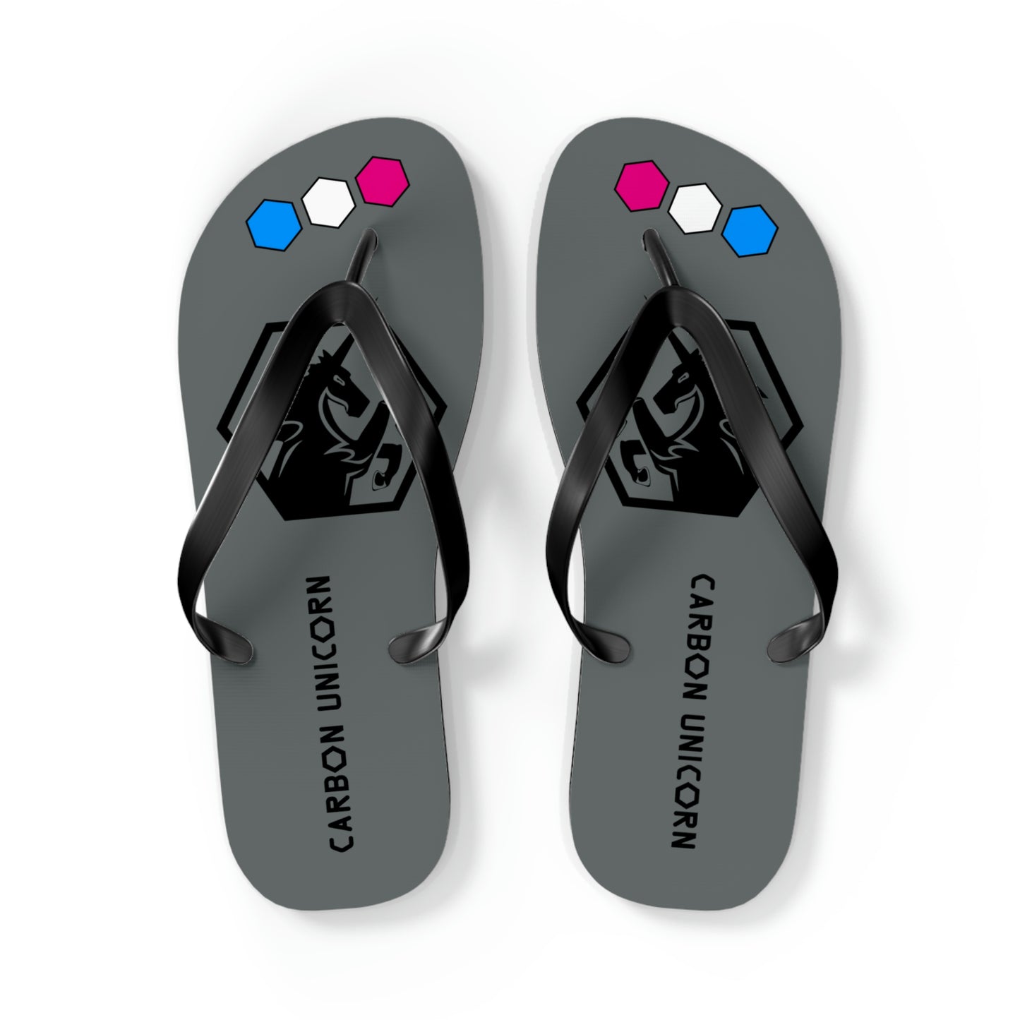 Charcoal Flip Flops
