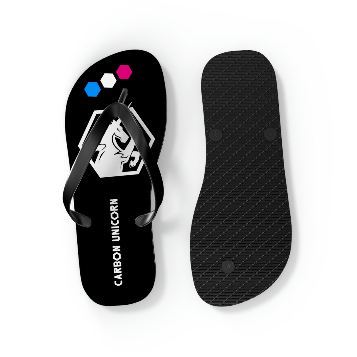 Black Flip Flops