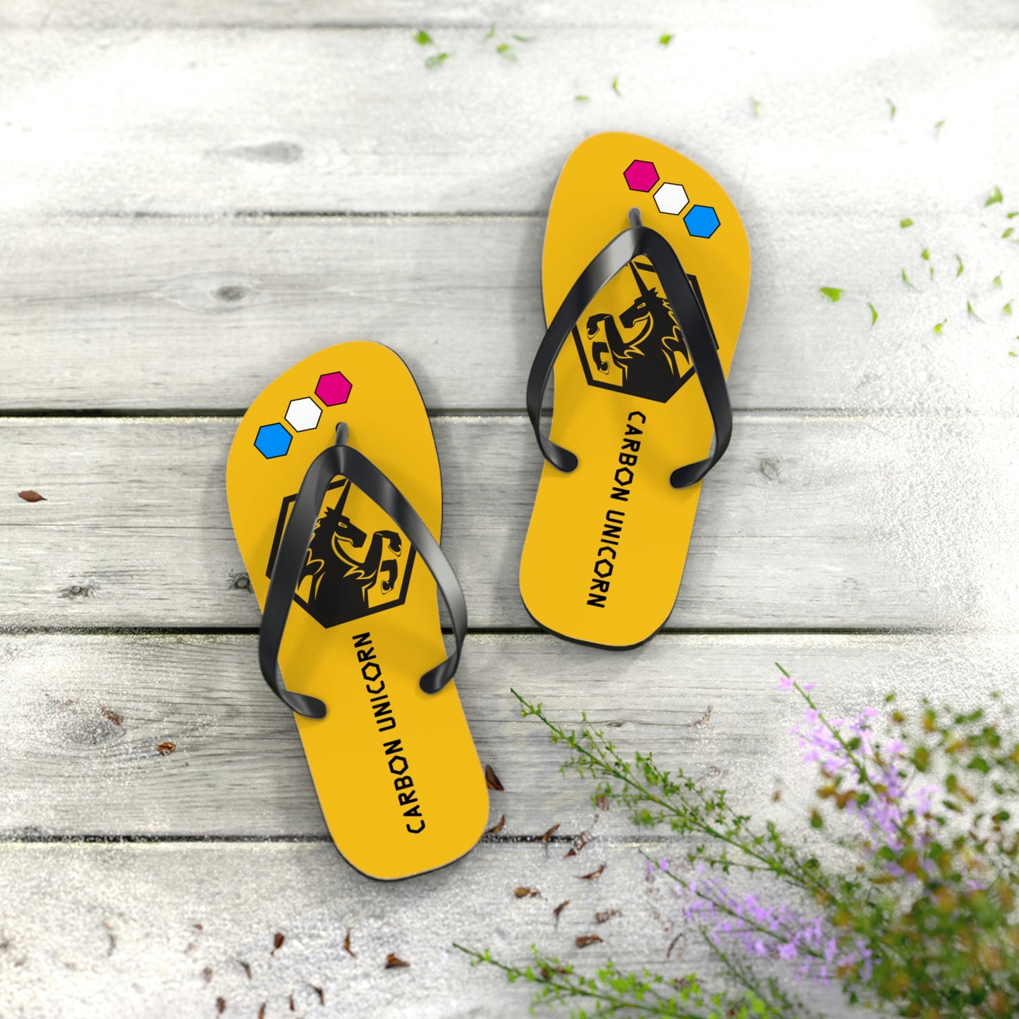 Yellow Flip Flops