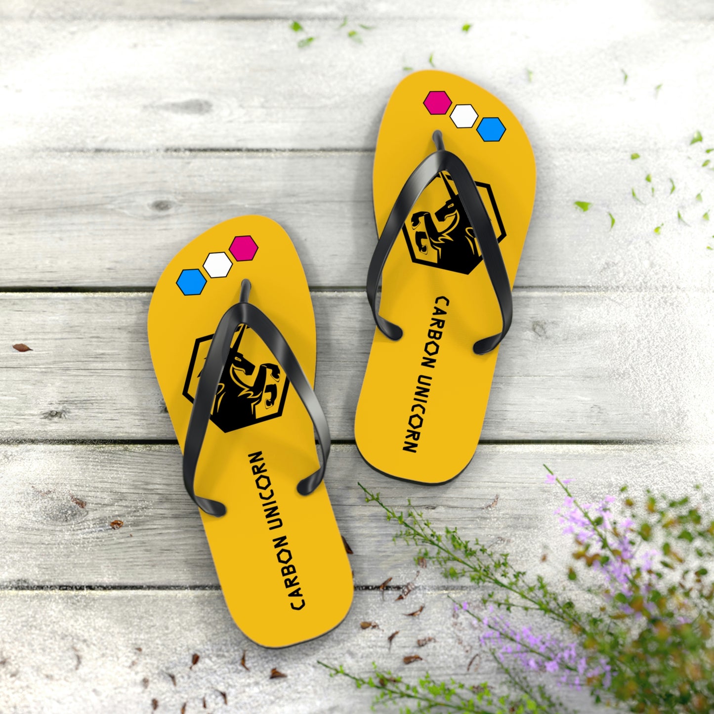 Yellow Flip Flops