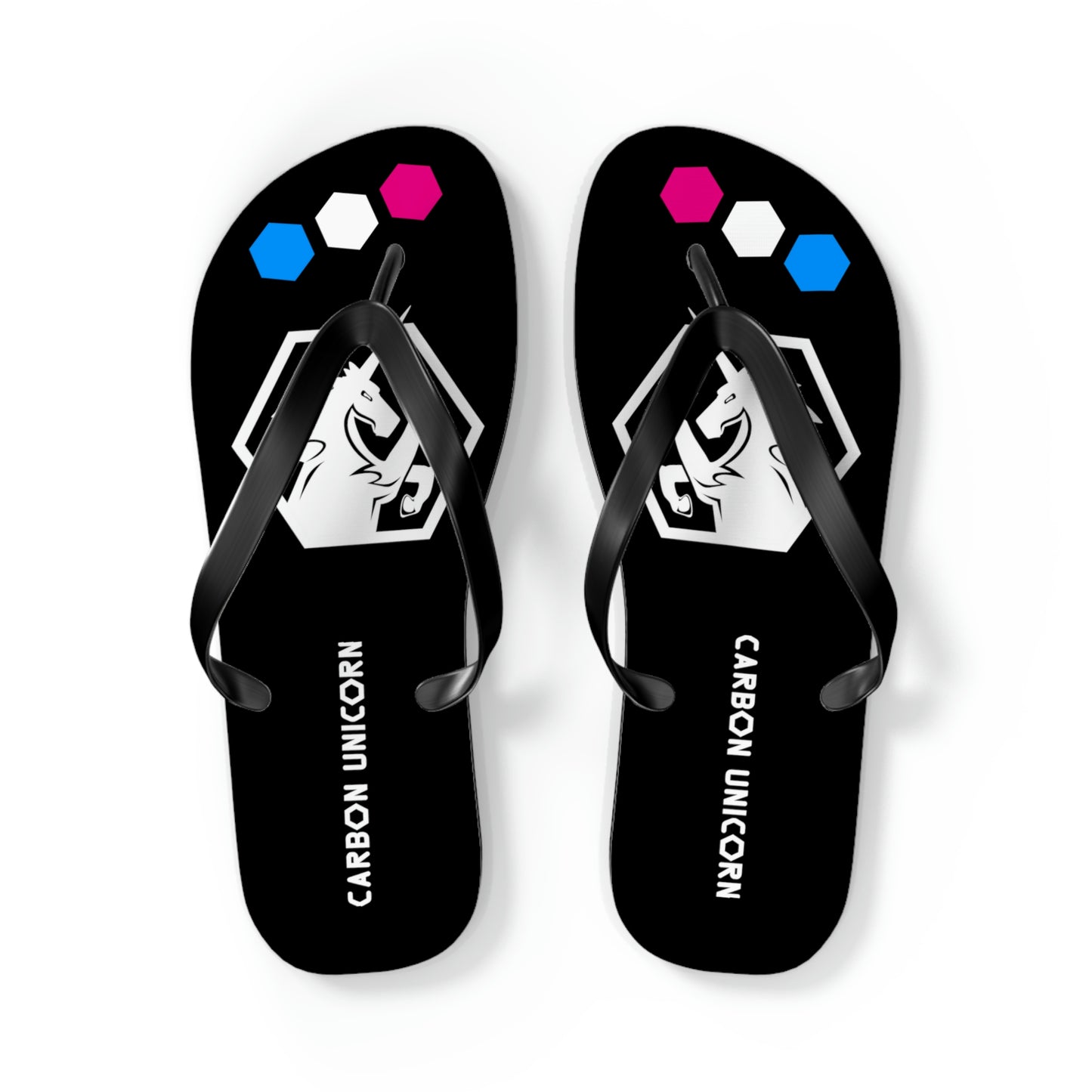 Black Flip Flops