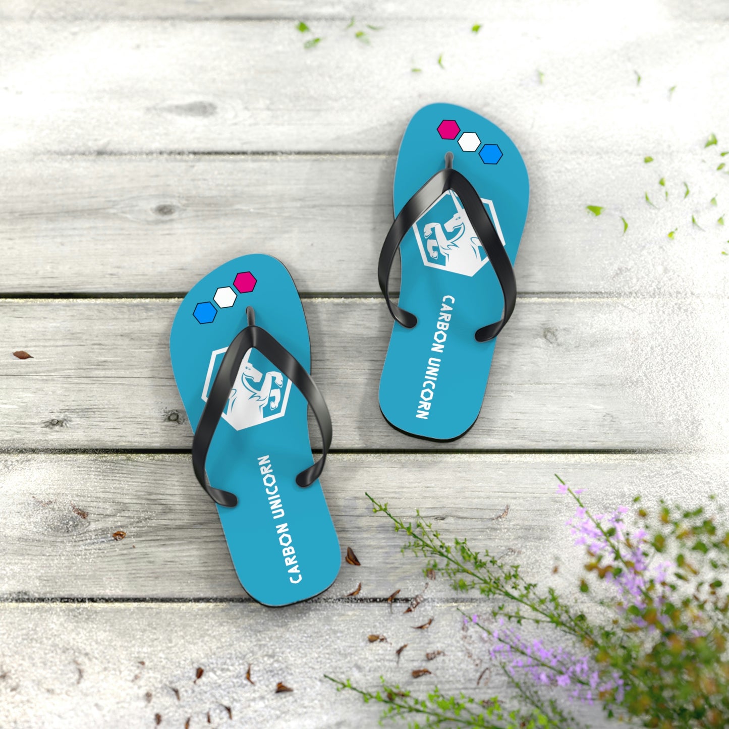 Tuquoise Flip Flops