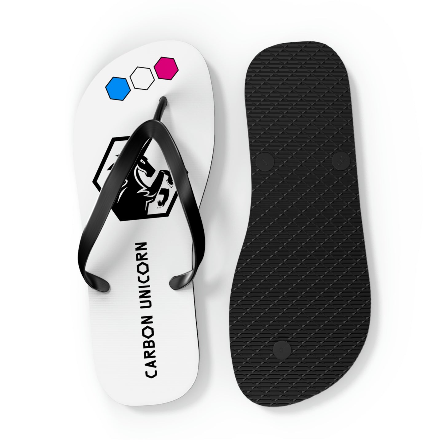 White Flip Flops