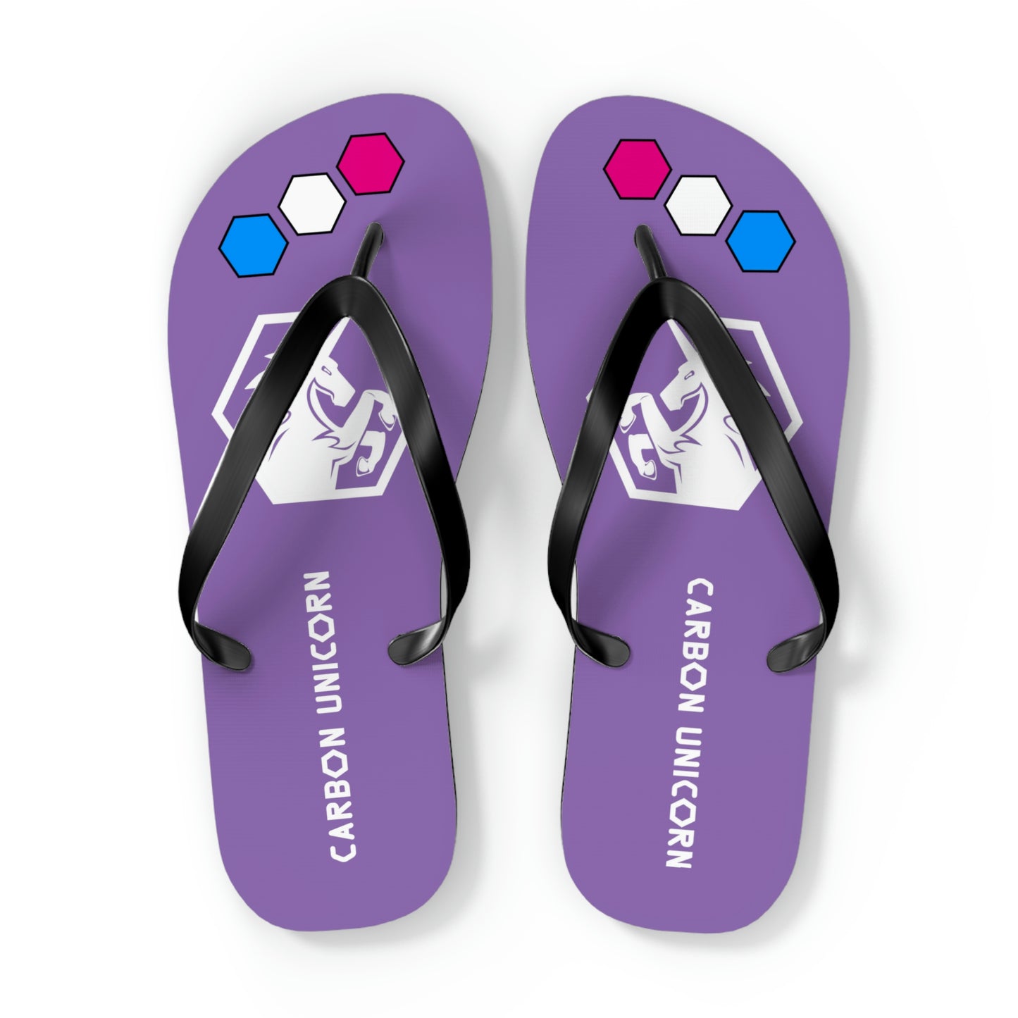 Purple Flip Flops