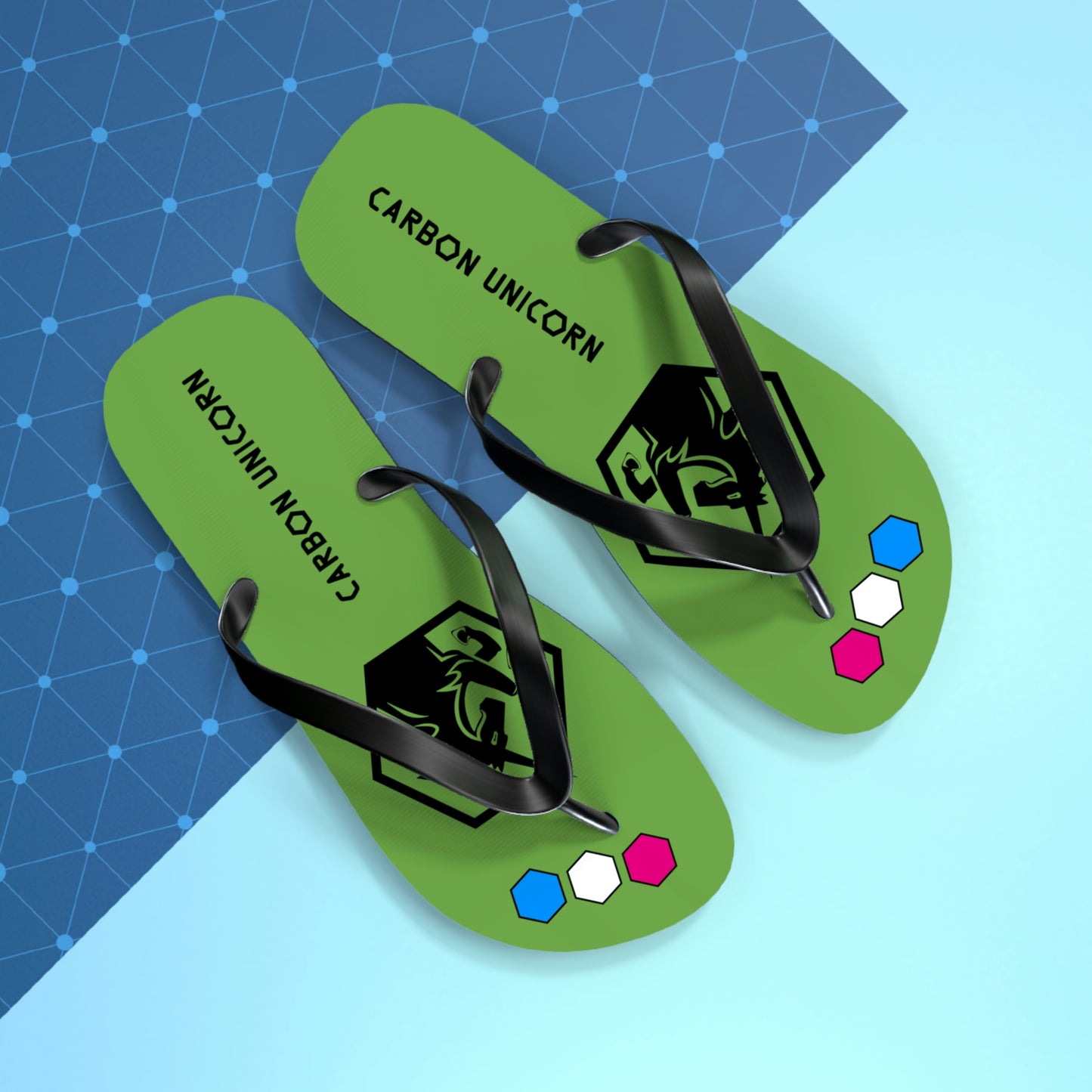 Green Flip Flops