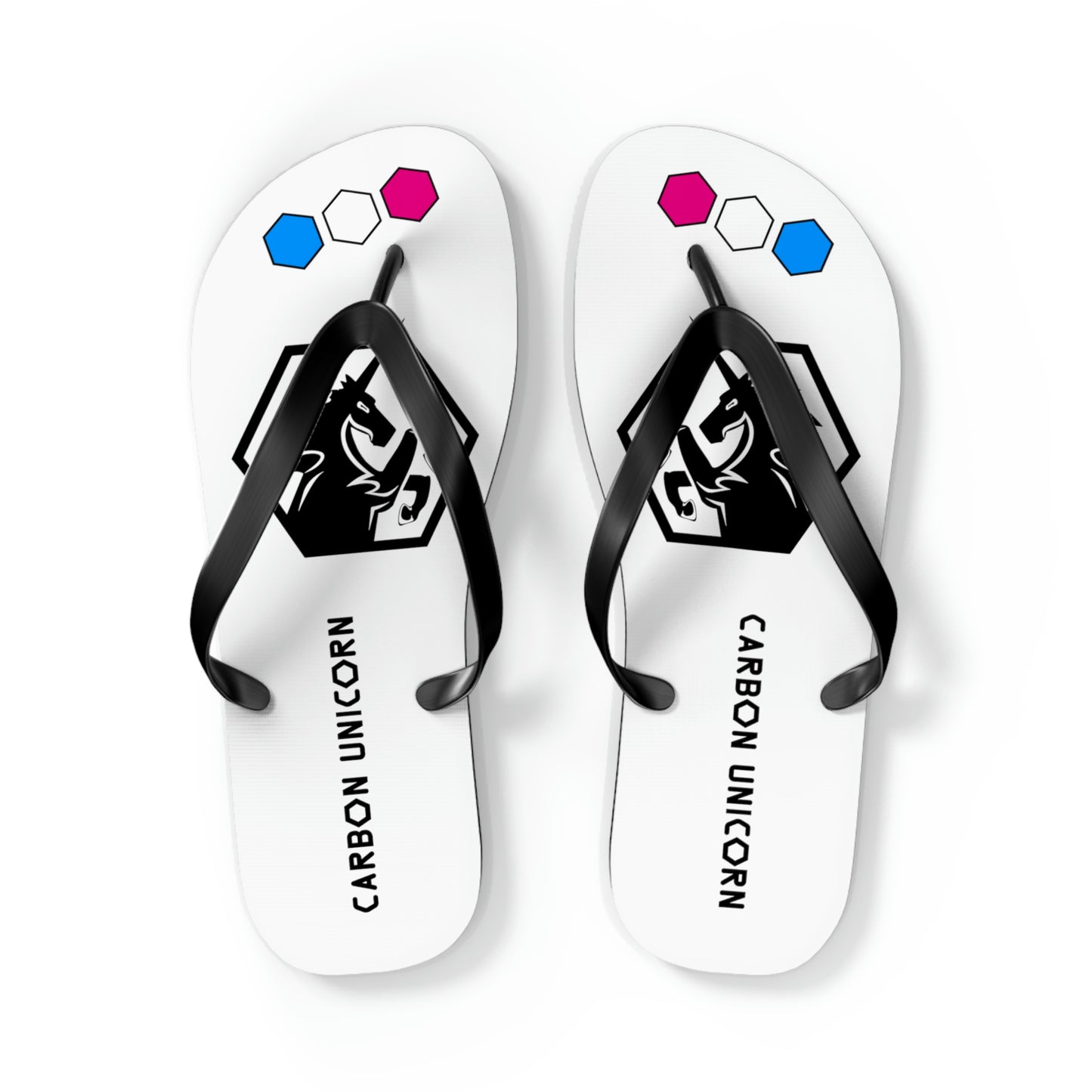 White Flip Flops