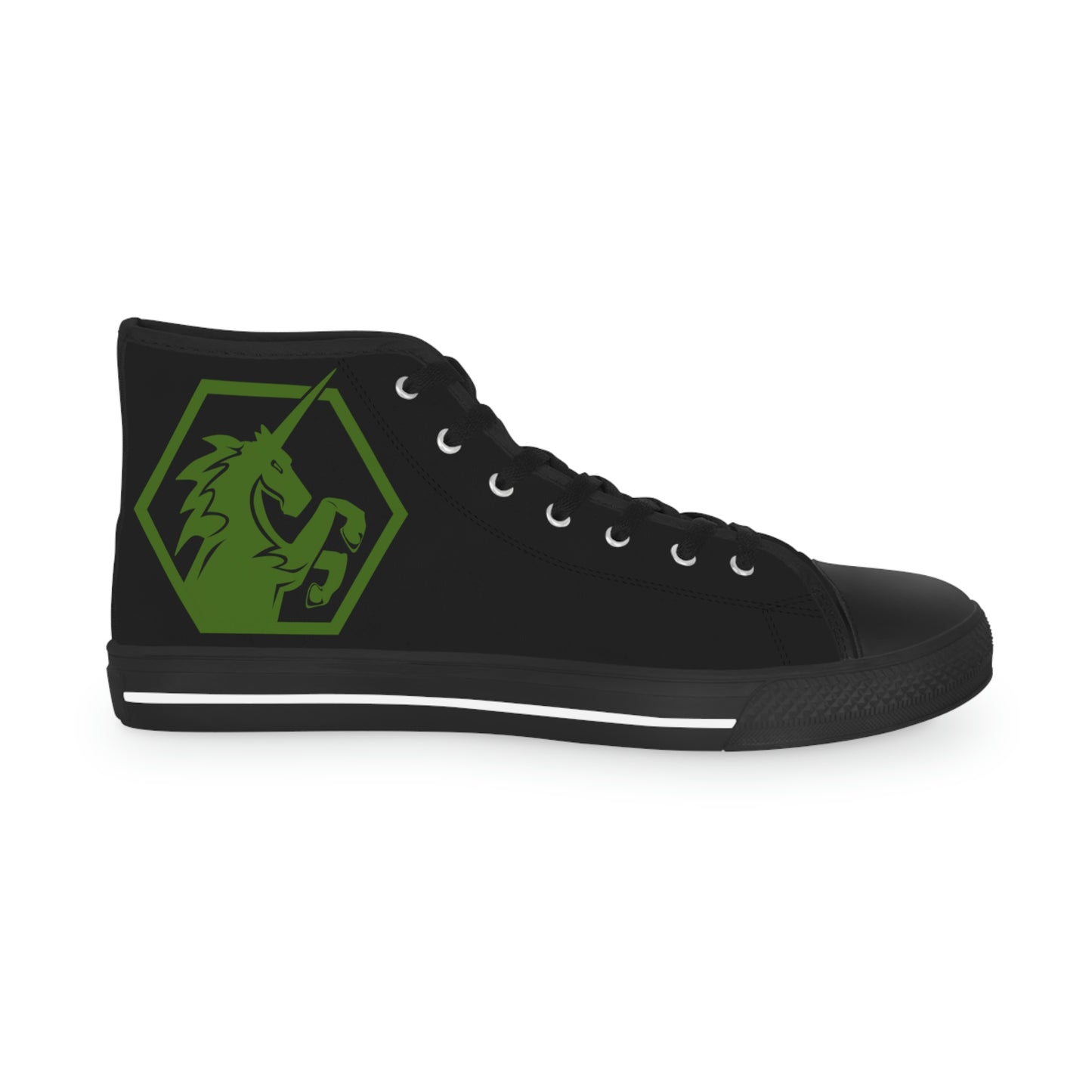 Black w/OD Green High Top Sneakers