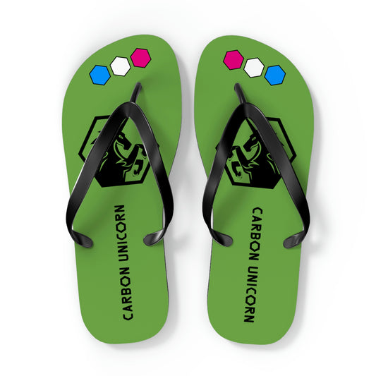 Green Flip Flops