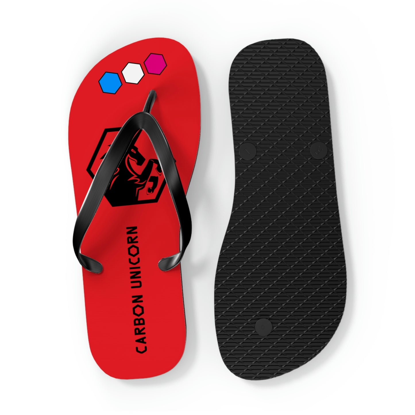 Red Flip Flops