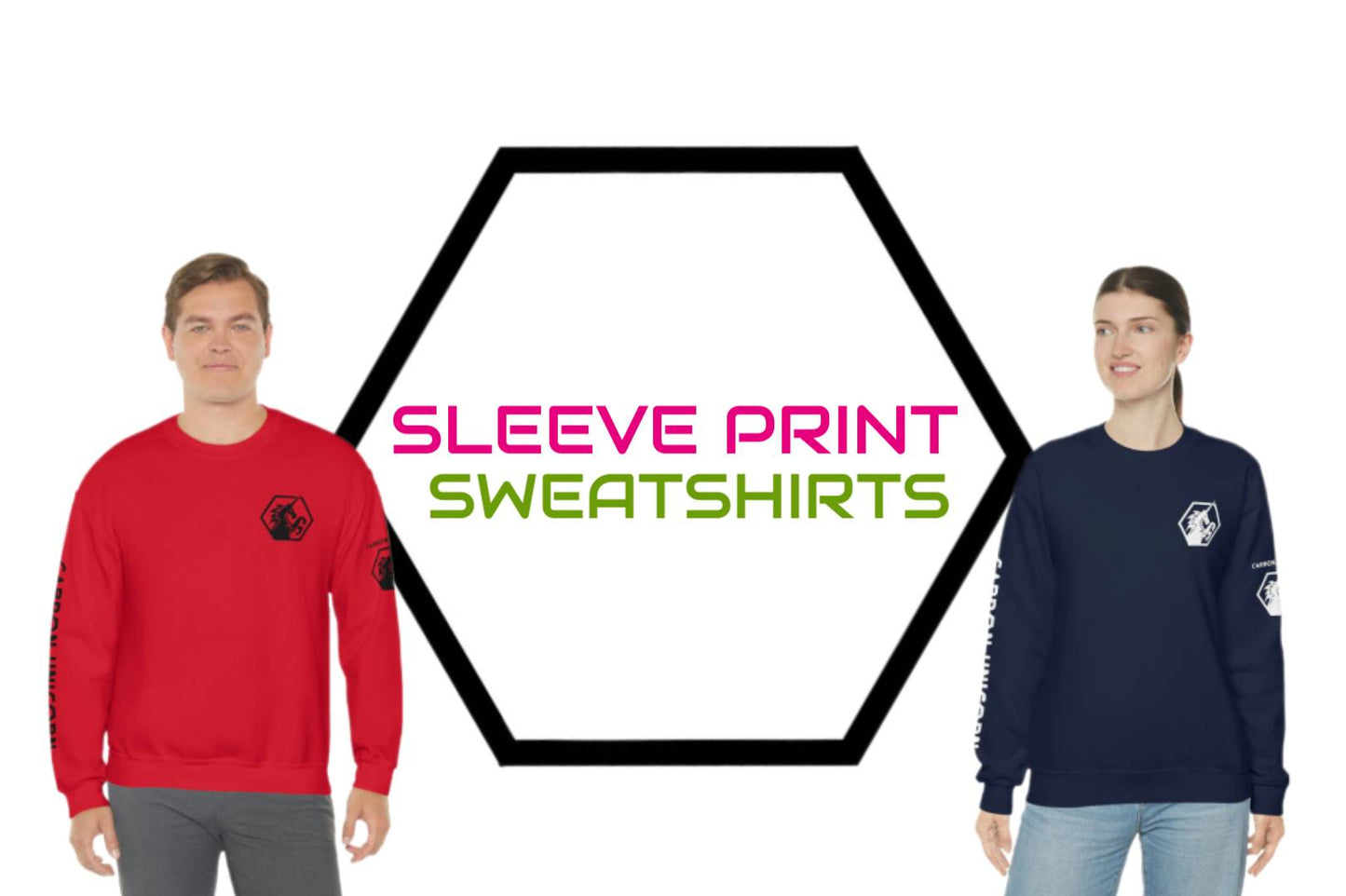 Sleeve Print Sweatshirts