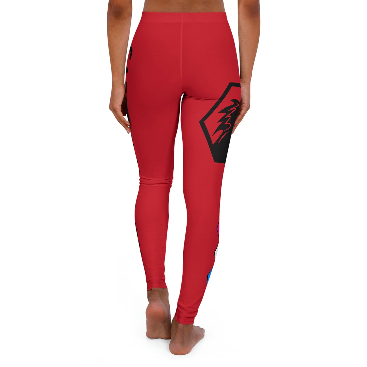 Red w/Black Leggings