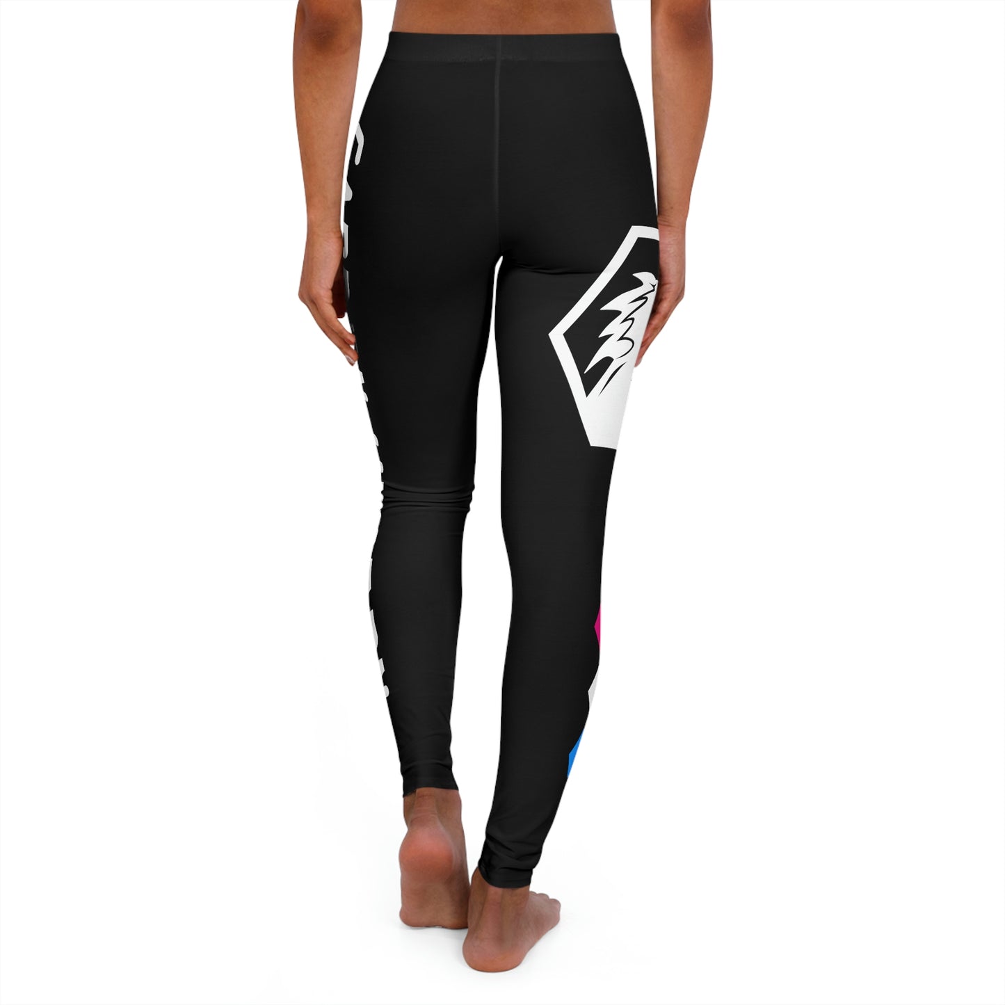 Black w/White Leggings