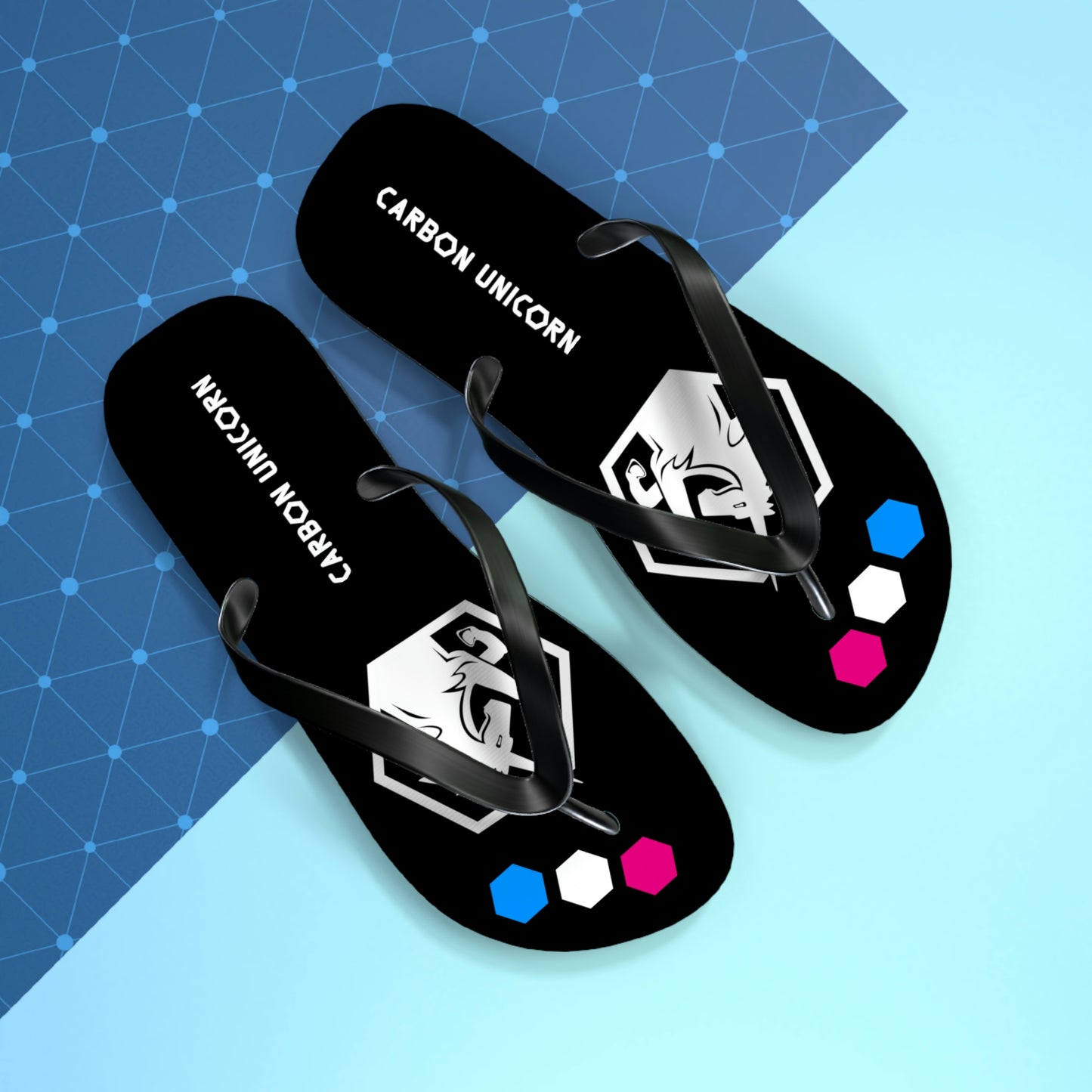 Black Flip Flops