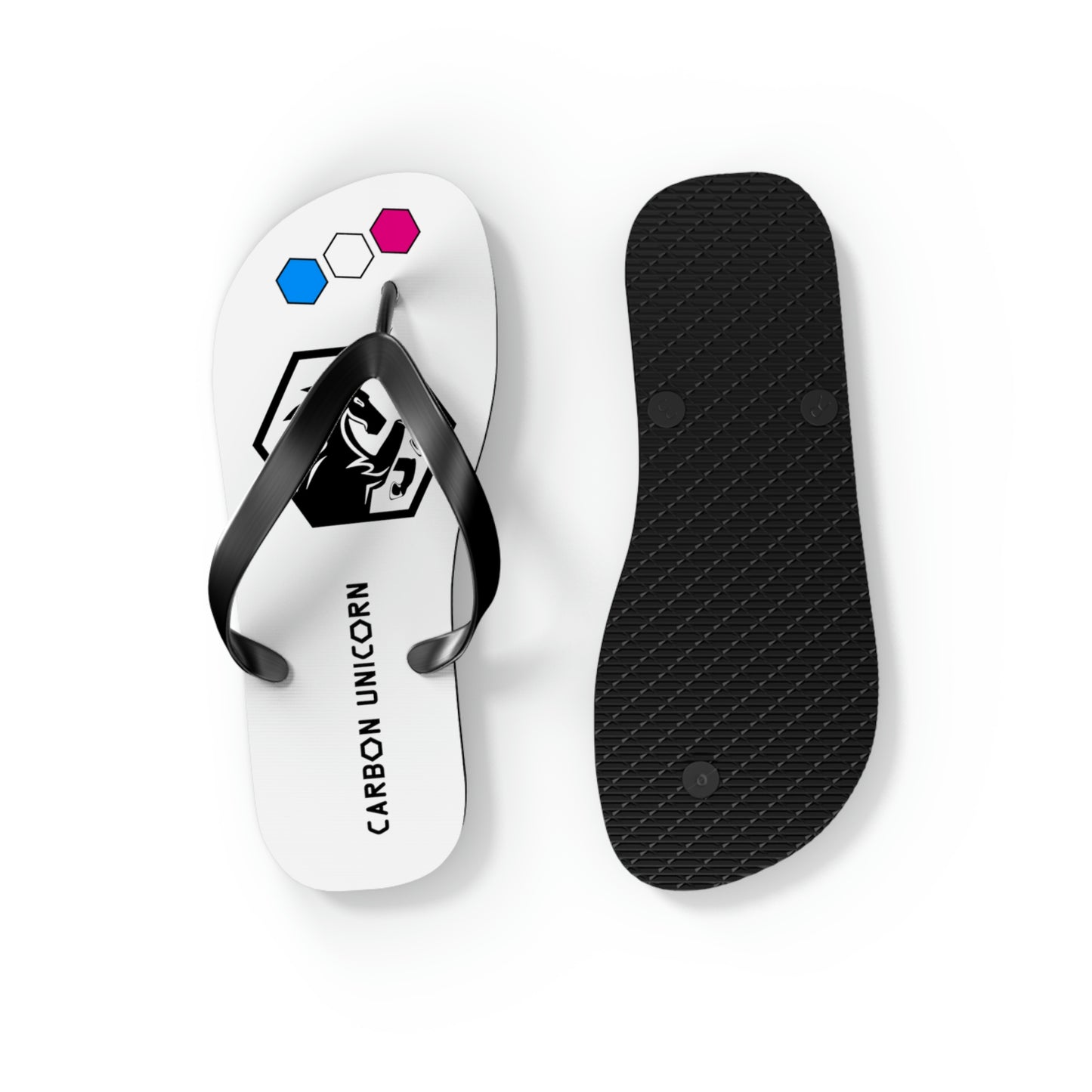 White Flip Flops