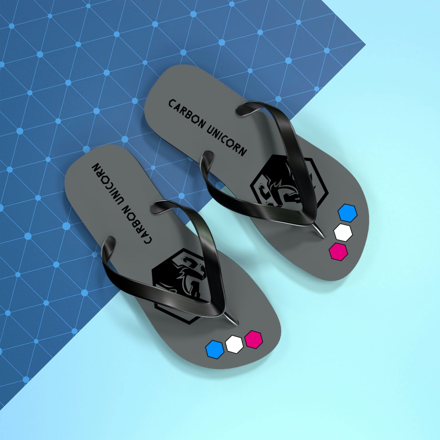 Charcoal Flip Flops