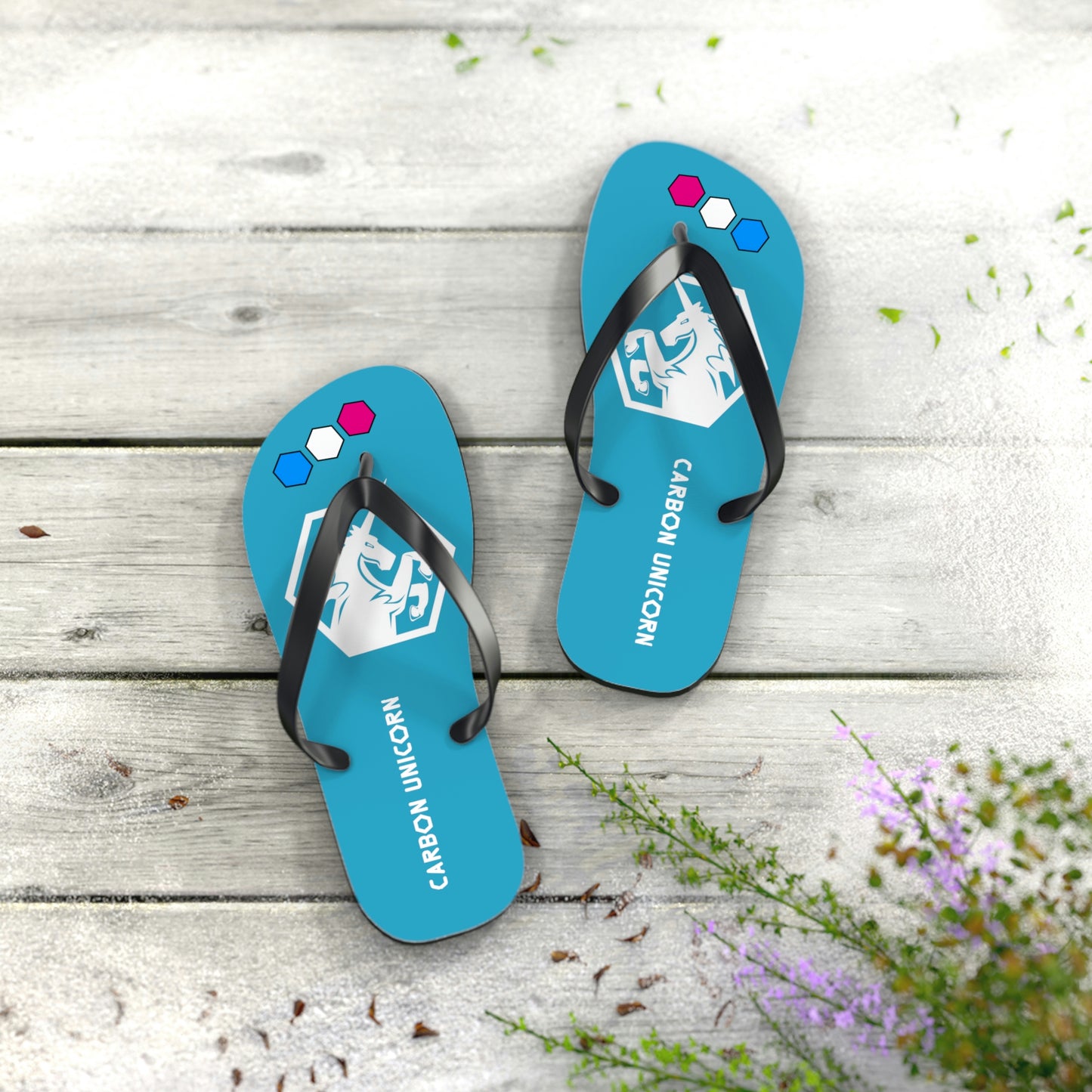 Tuquoise Flip Flops