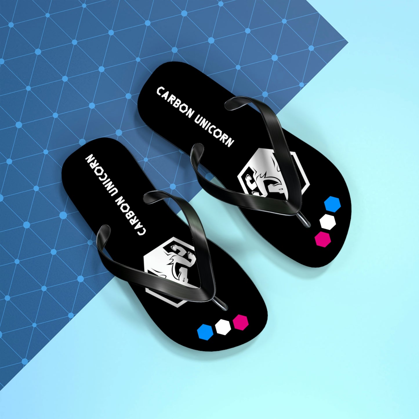 Black Flip Flops