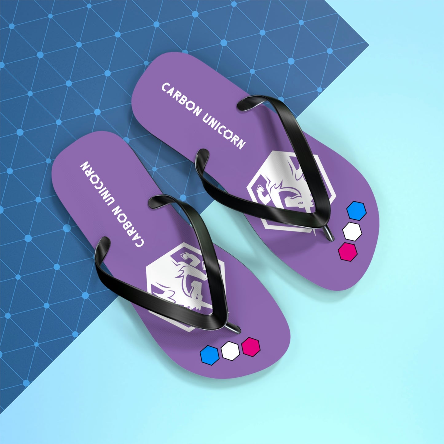 Purple Flip Flops