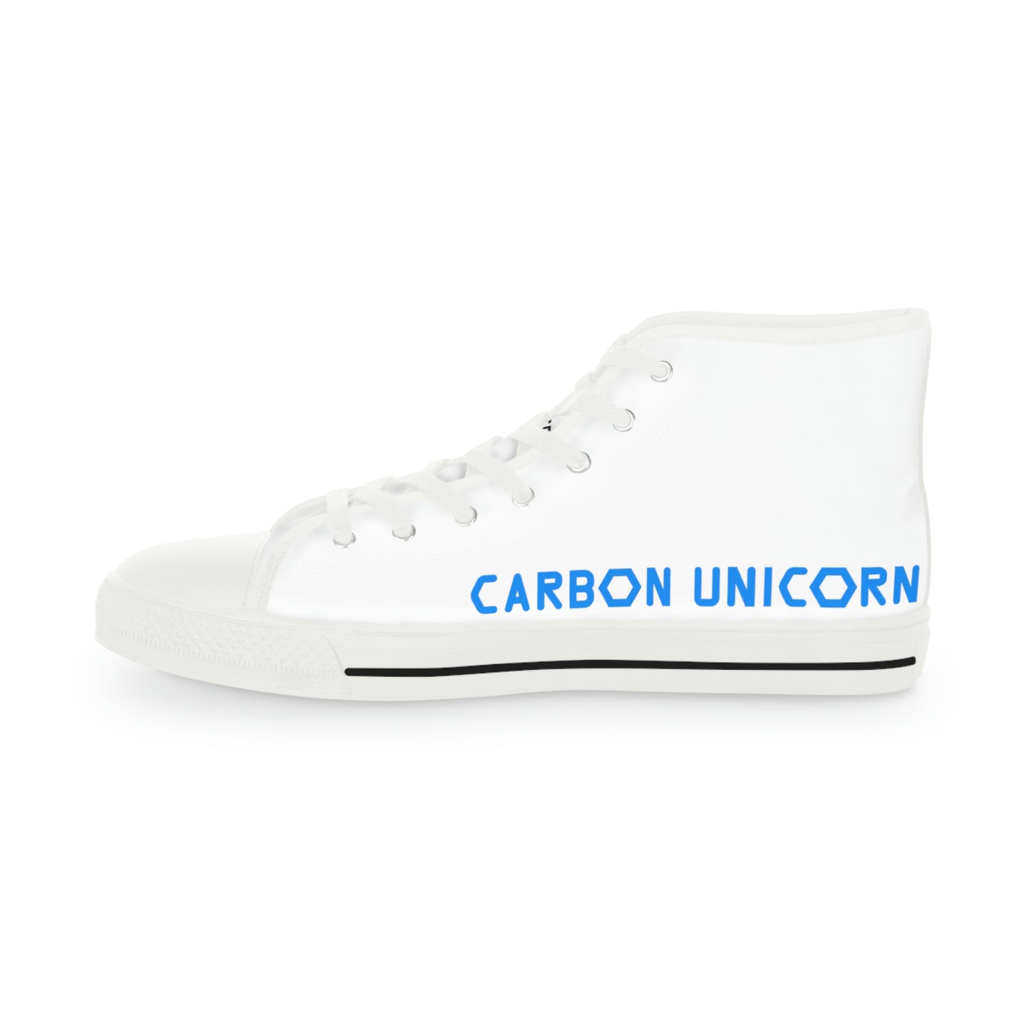 White w/Pink & Blue High Top Sneakers