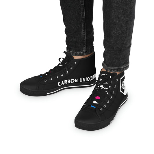 Black w/White High Top Sneakers